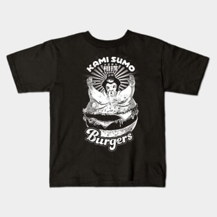 Sumo Japan Burger Grill Kids T-Shirt